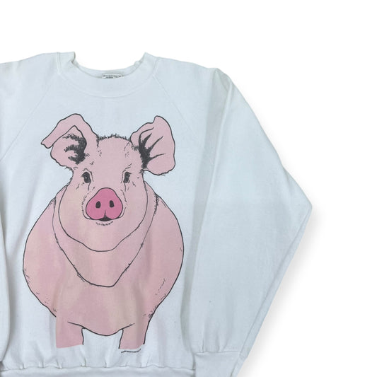 1990 Pig Big Print Crewneck