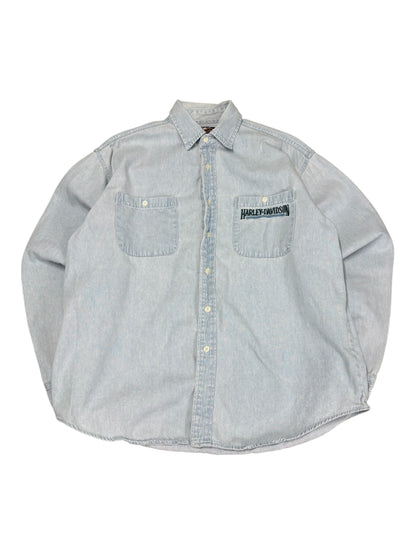 Vintage Harley Denim Button Up