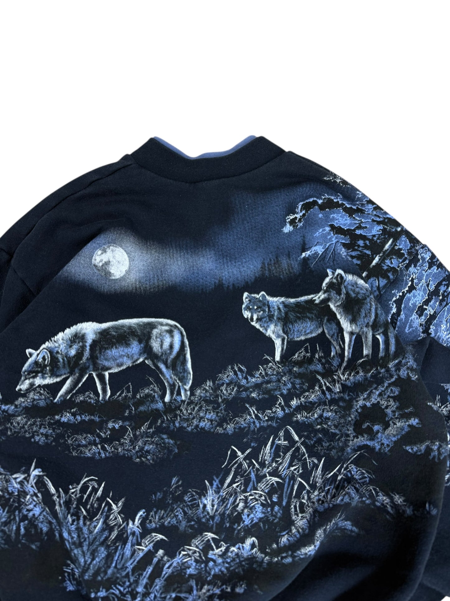 Vintage Wolf Arts Unlimited AOP Crewneck