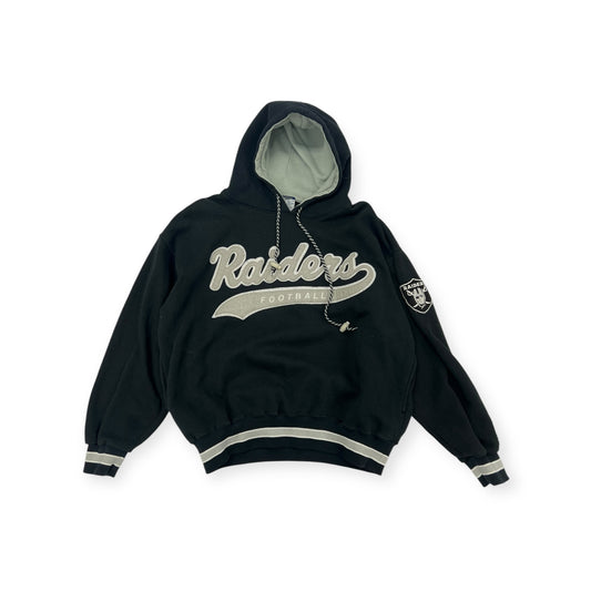 Vintage Starter Raiders Script Hoodie Size Large