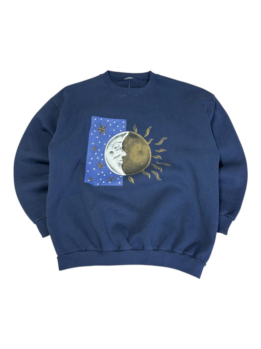Vintage Sun and Moon Crewneck