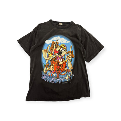 Vintage 1994 Looney Tunes Rowing Boats T-shirt Size Large