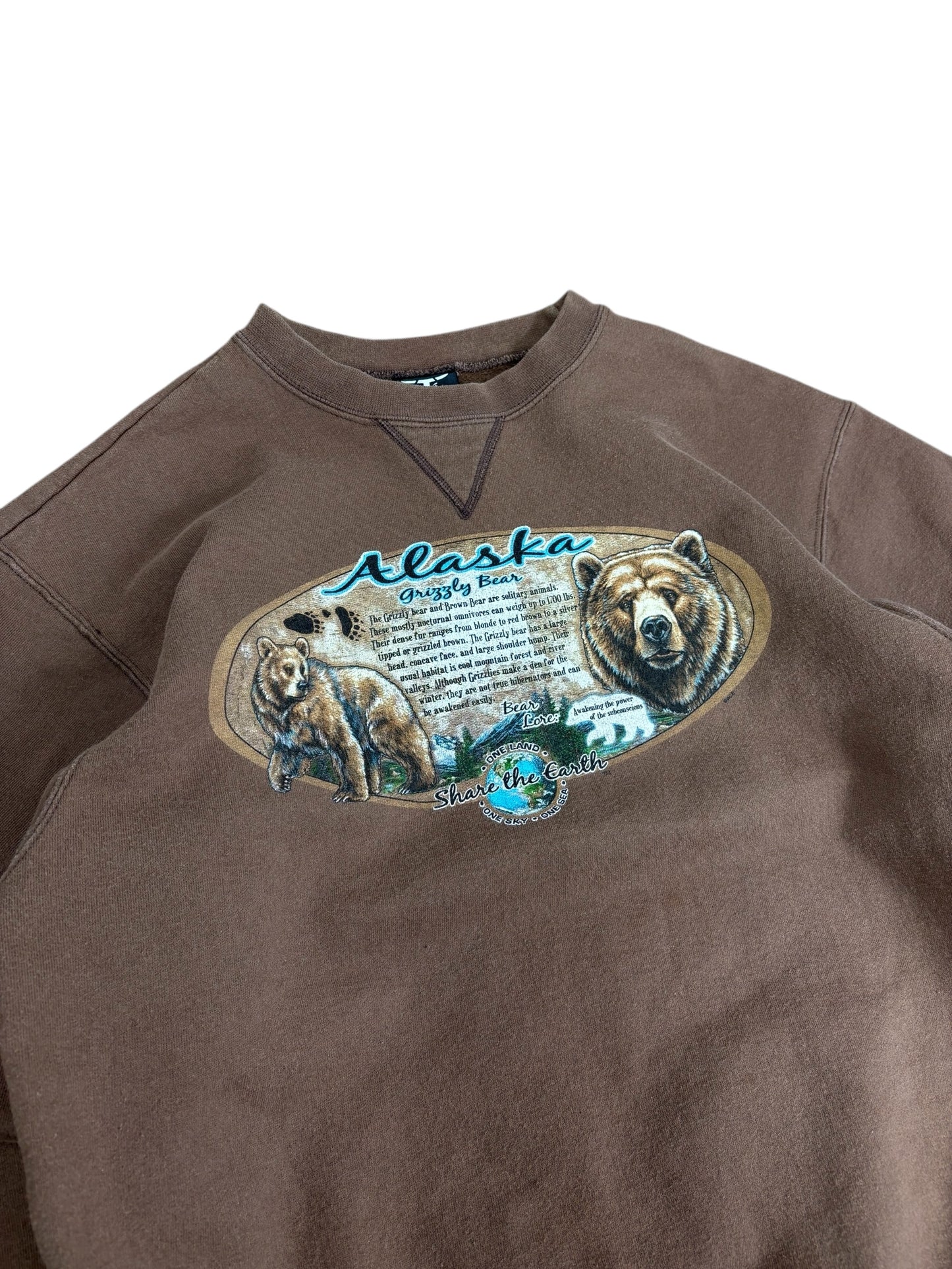 Vintage Alaska Grizzley Crewneck