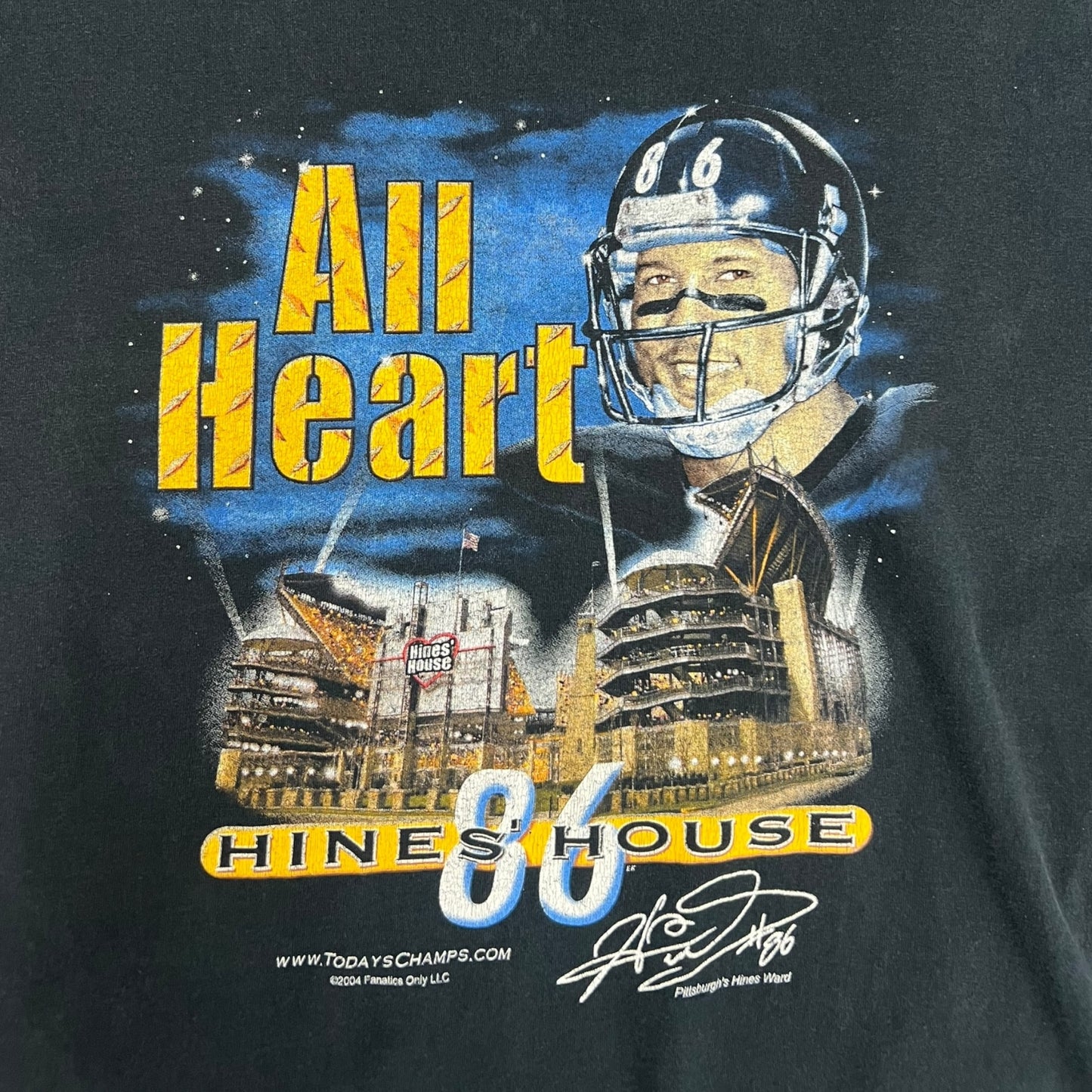 Hines Ward Steelers T-shirt Size XL