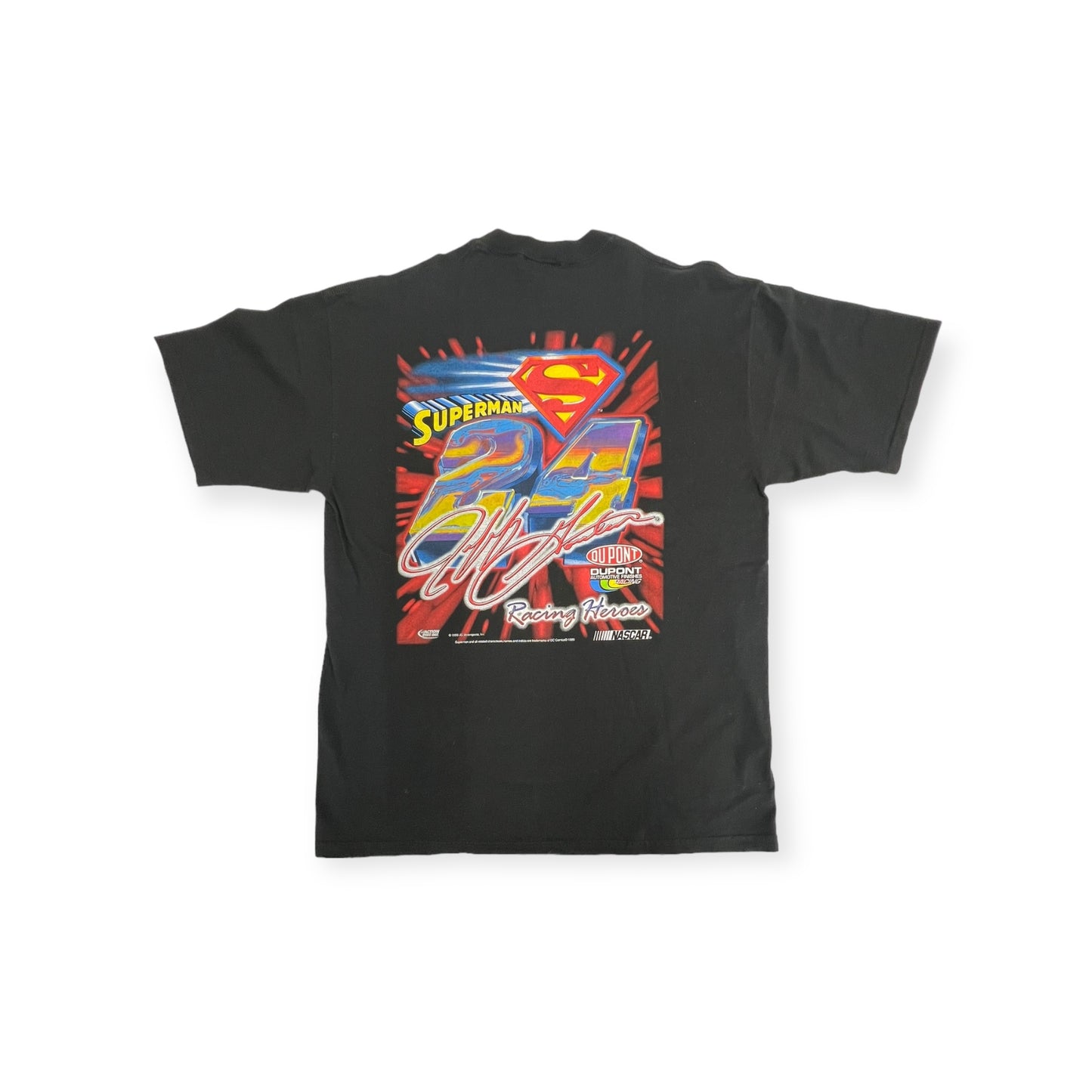 1999 Jeff Gordon Superman T-shirt Size Large