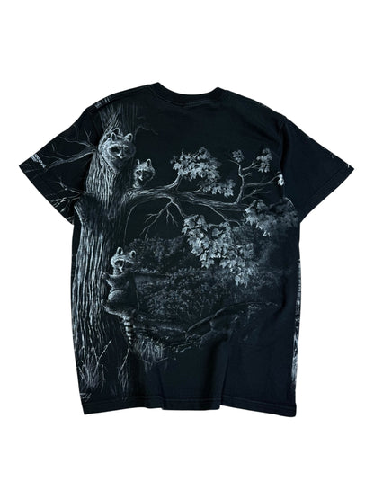 Vintage Racoon AOP T-shirt