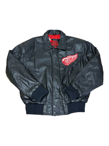 Vintage Proplayer Redwings Leather Jacket