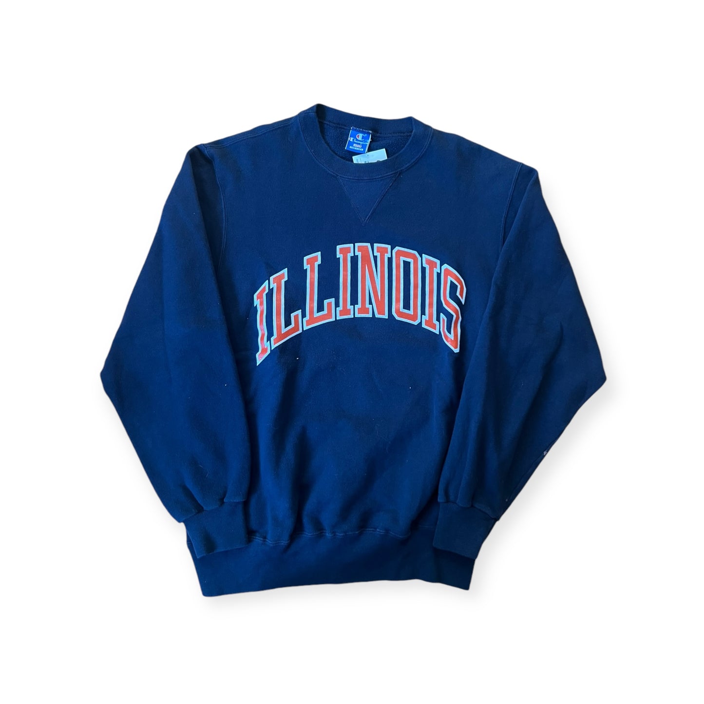 Illinois Spellout Champion Crewneck Size Large