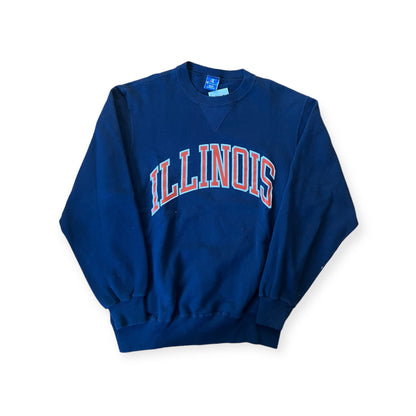 Illinois Spellout Champion Crewneck Size Large