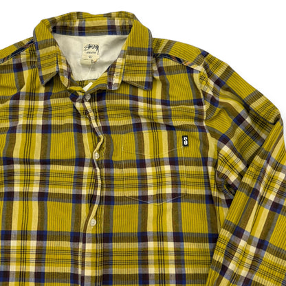 Stussy Checkered Longsleeve Button Up Size XL