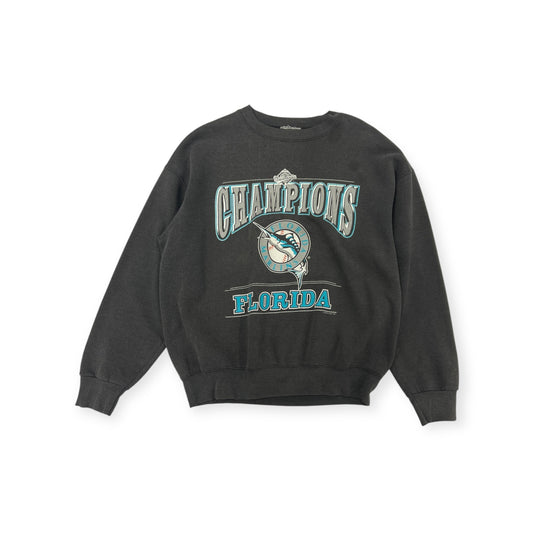 1997 World Series Champs Florida Marlins Crewneck Size XL