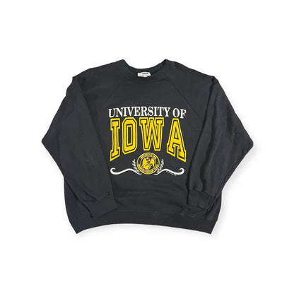 Vintage University of Iowa Crest Sweatshirt Size XL