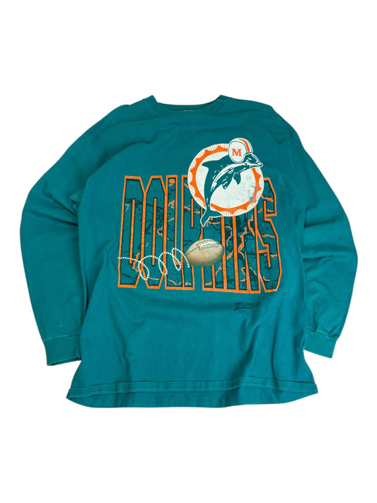 Vintage Zubaz Miami Dolphins Longsleeve
