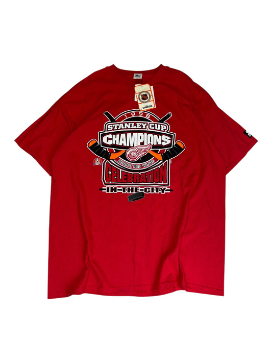 Vintage 1998 Detroit Red Wings Championship T-shirt