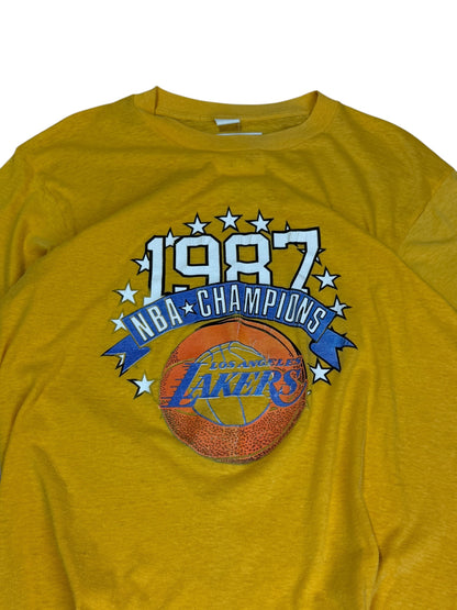 1987 Lakers NBA Champions T-shirt