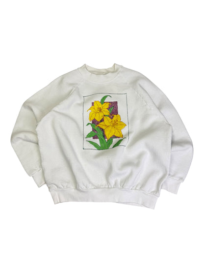 Vintage Tulip Floral Crewneck