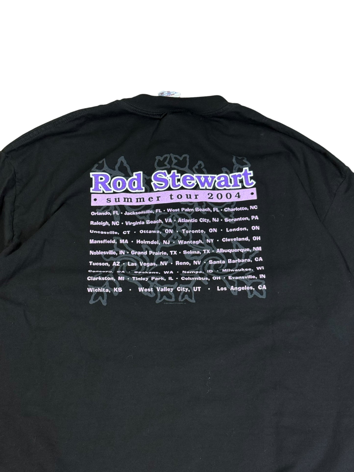 Vintage Rod Stewart 2004 Summer Tour T-shirt