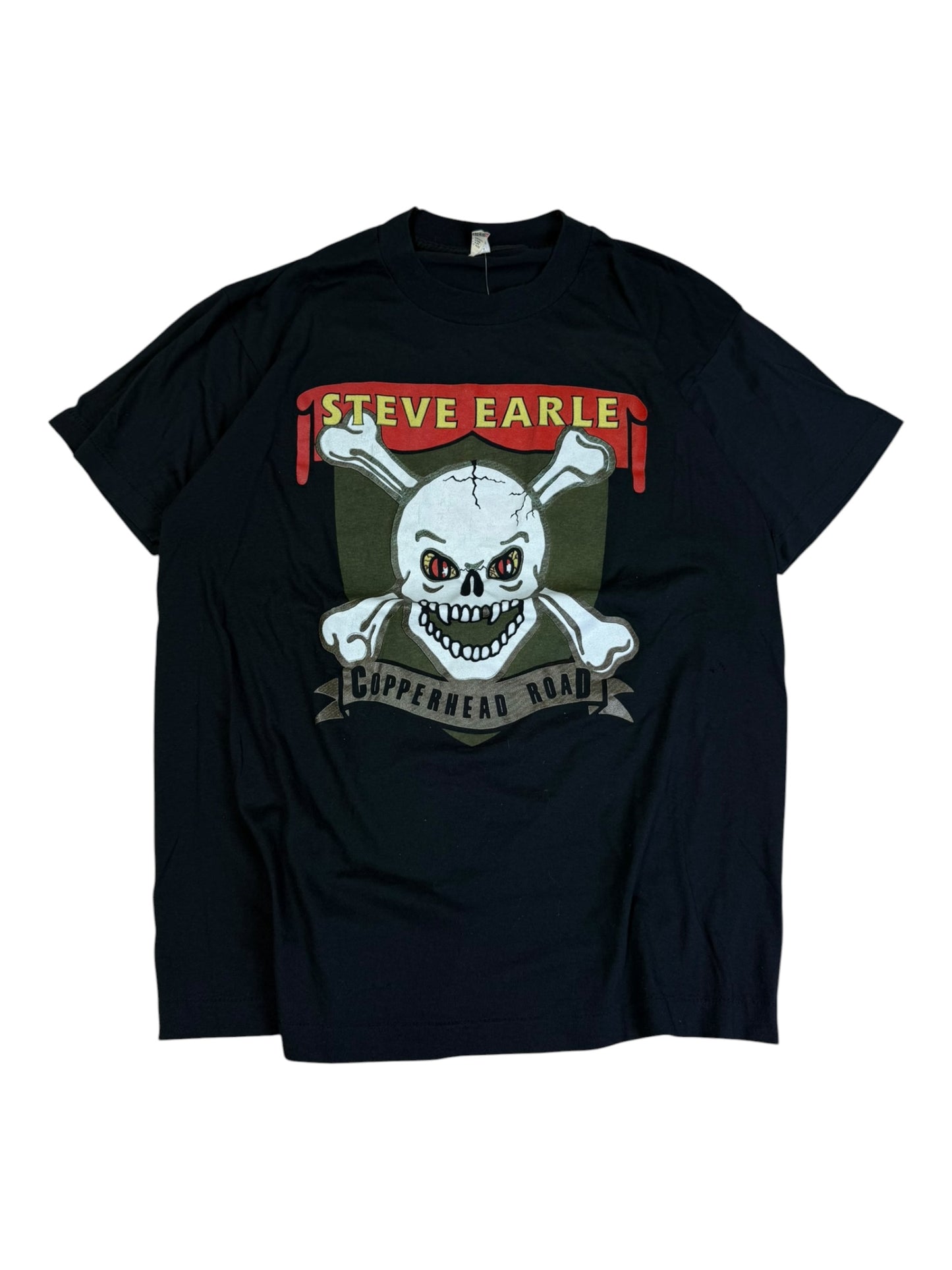 Vintage 80s Steve Earle T-shirt
