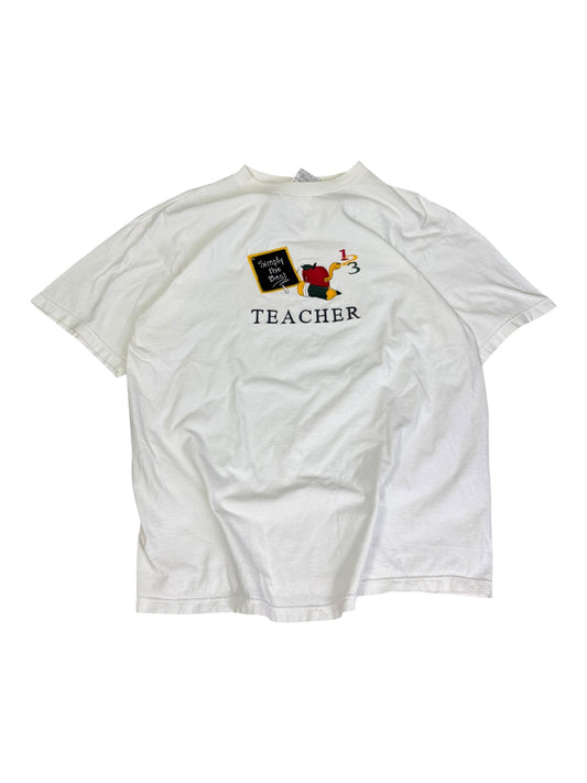 Vintage Teacher Embroidered T-shirt