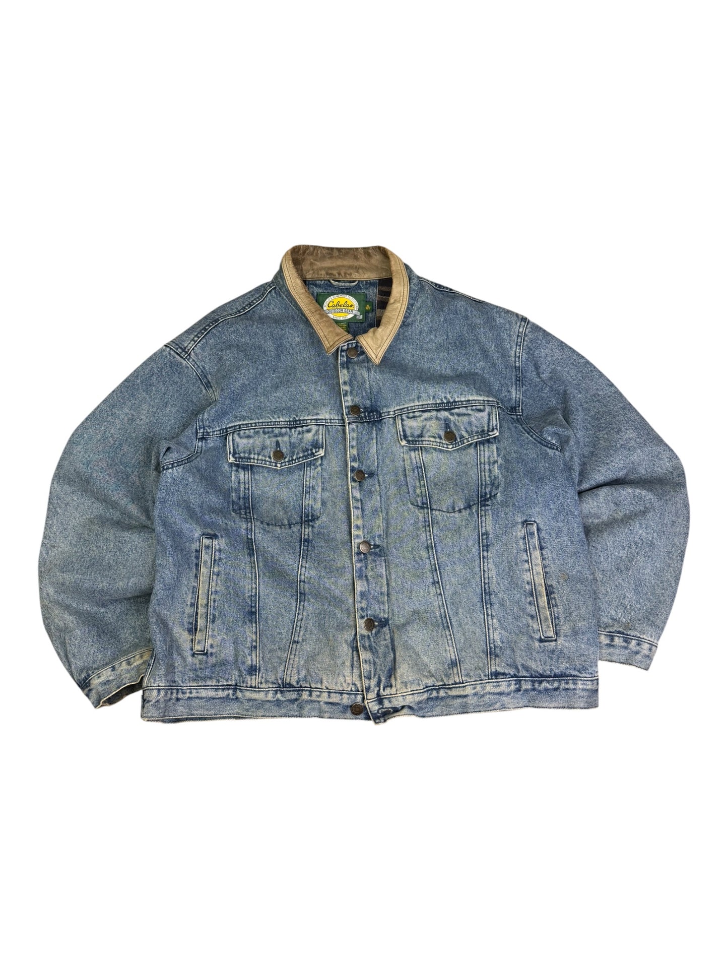 Vintage Cabela's Lined Denim Jacket