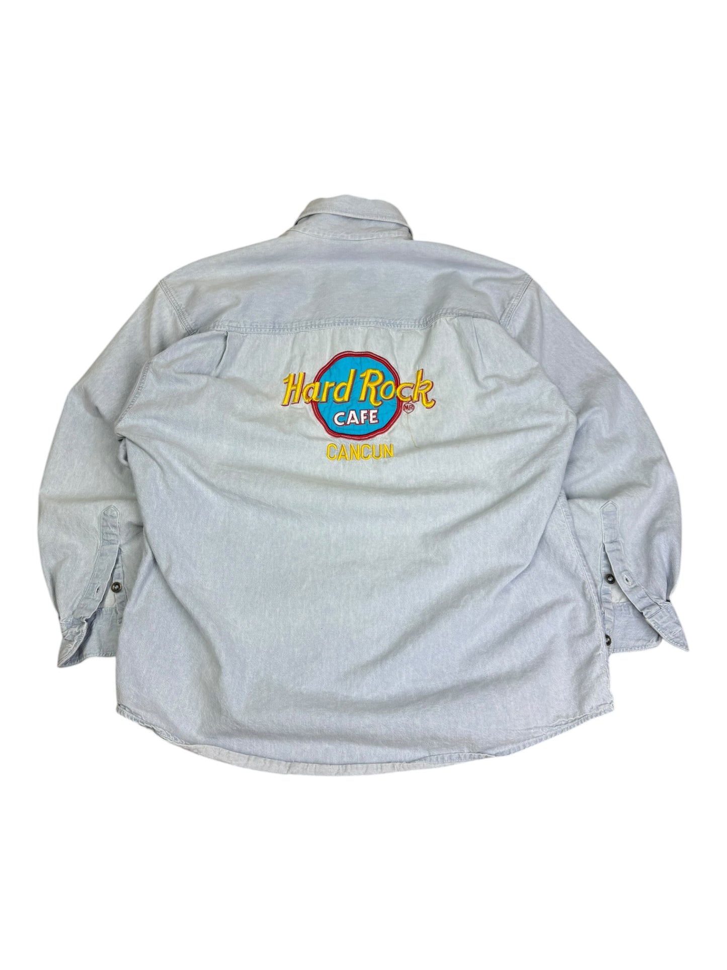 Vintage Hard Rock Cafe Cancun Button Up