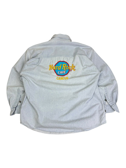 Vintage Hard Rock Cafe Cancun Button Up
