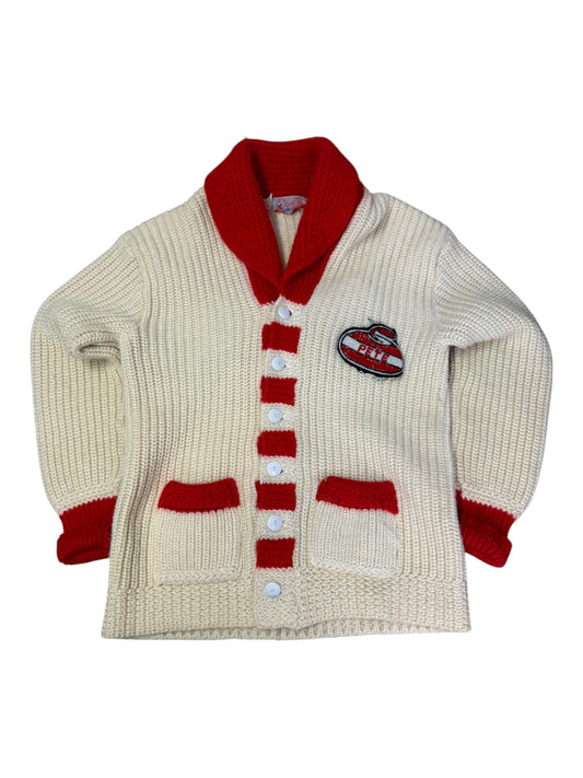 Vintage 50's Drake Curling Club Cowichan Sweater