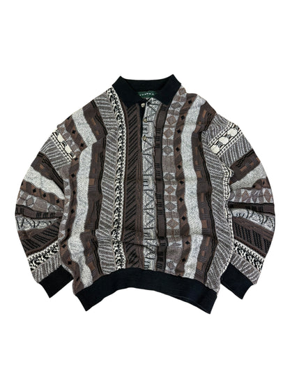 Vintage Tundra Henley Sweater