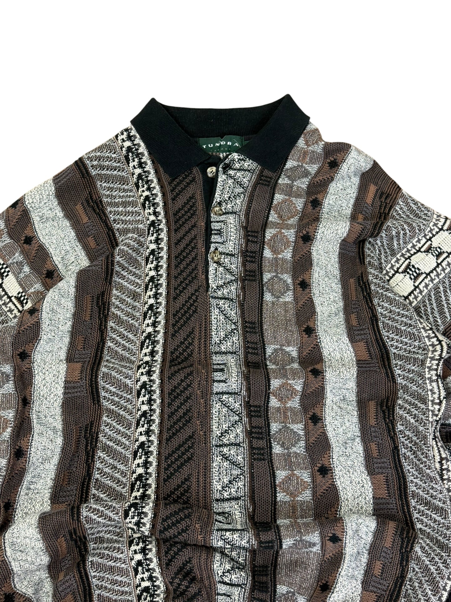 Vintage Tundra Henley Sweater