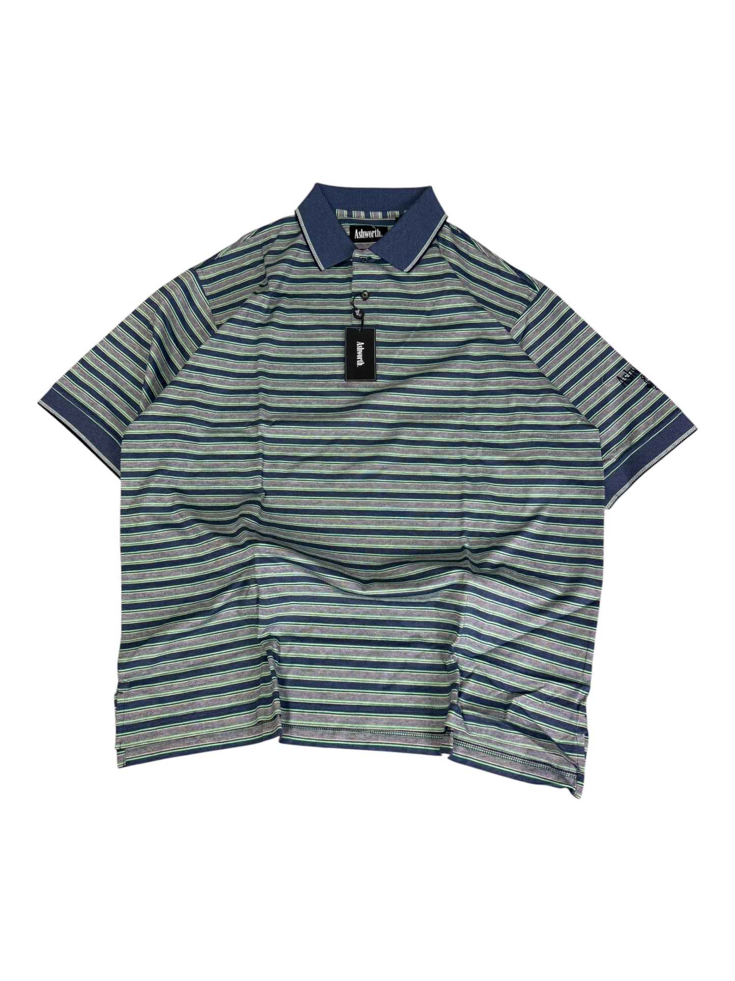 Ashworth Striped Polo