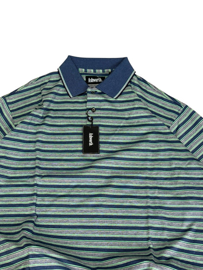 Ashworth Striped Polo