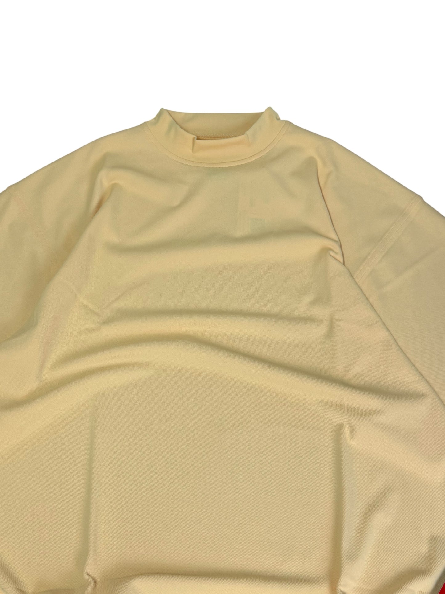 Vintage Butter Yellow Footjoy Tonal Mockneck T-shirt