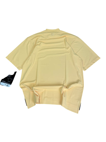 Vintage Butter Yellow Footjoy Tonal Mockneck T-shirt