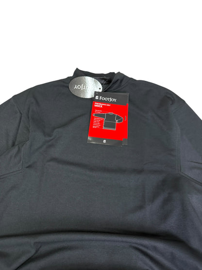 Vintage Footjoy Black And Gold Longsleeve Mockneck