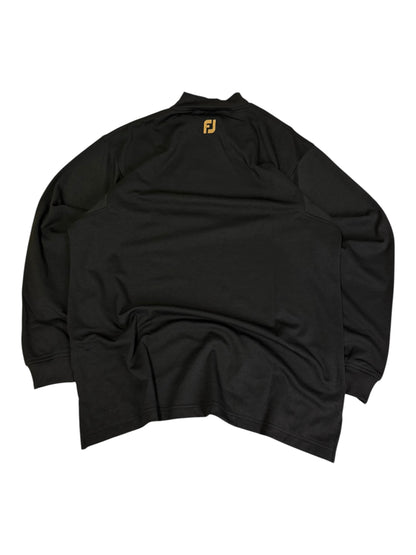 Vintage Footjoy Black And Gold Longsleeve Mockneck