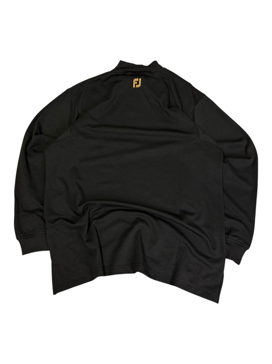 Vintage Footjoy Black And Gold Longsleeve Mockneck