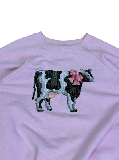 Vintage Cow Crewneck