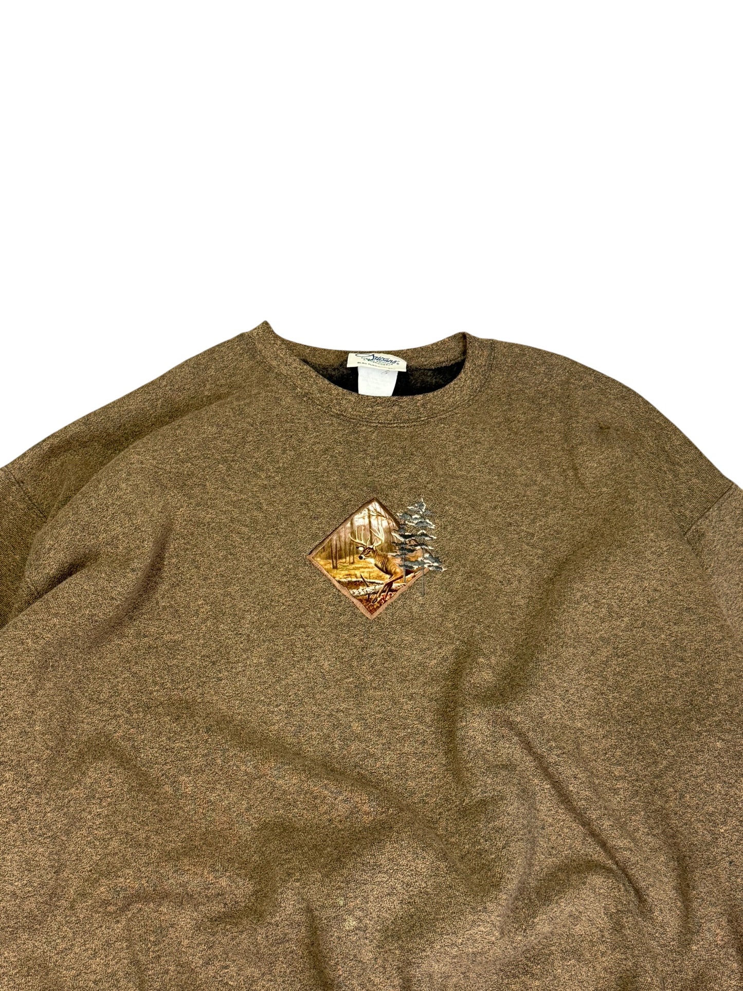 Vintage Artisan Deer Crewneck
