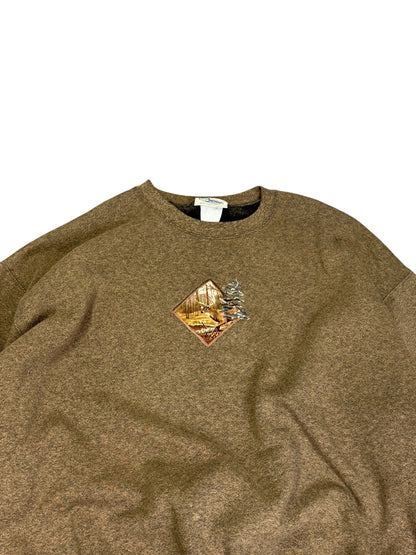 Vintage Artisan Deer Crewneck