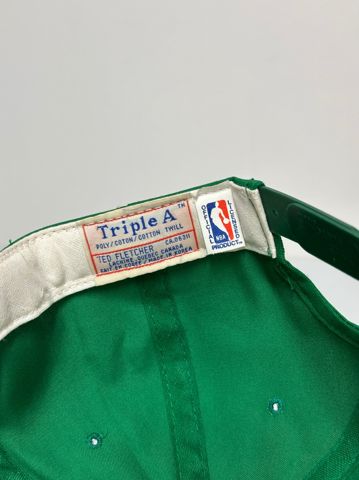 Vintage Boston Celtics Ted Fletcher Hat