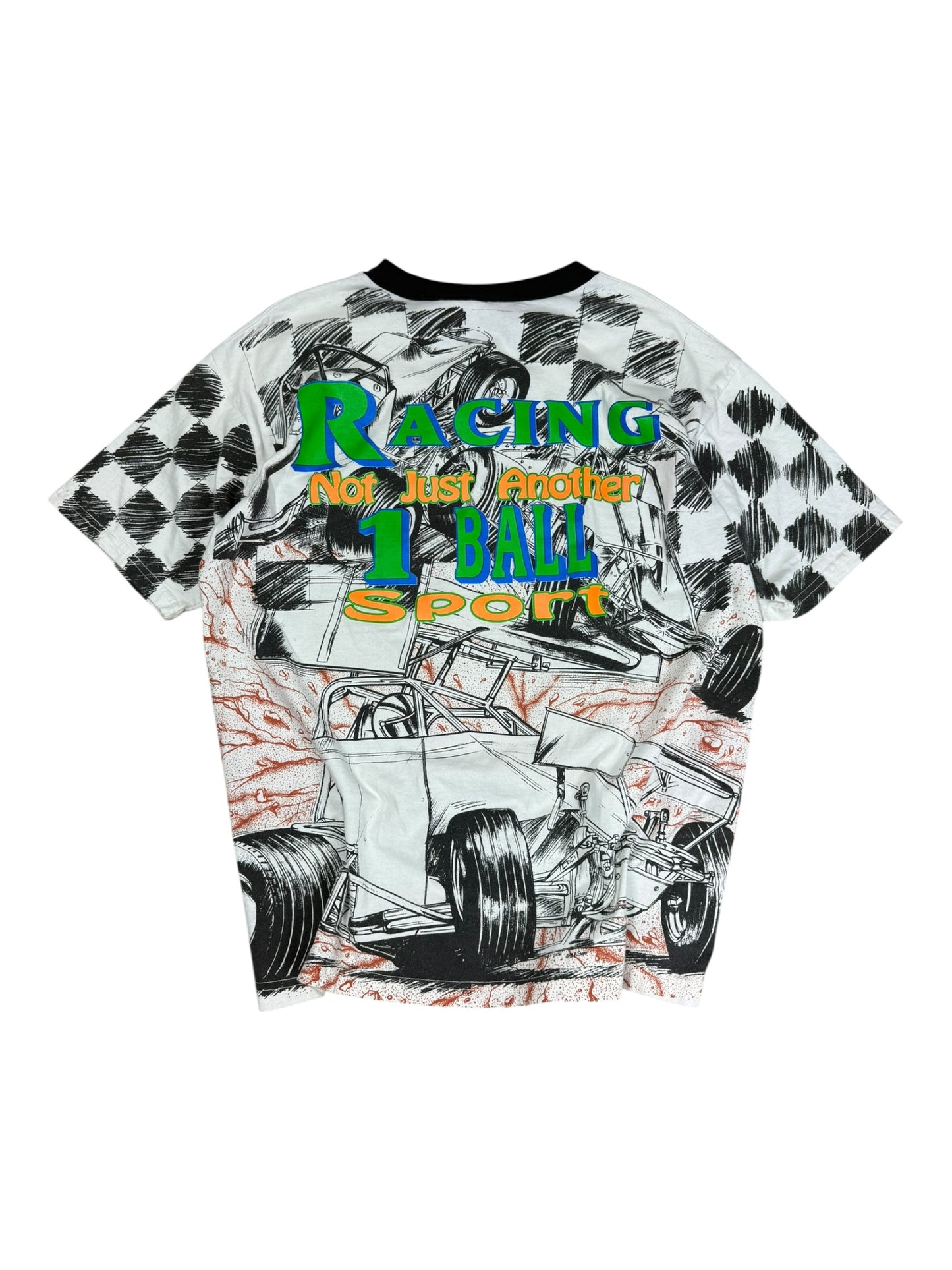 Vintage Racing AOP "Not just another 1 ball sport" T-shirt