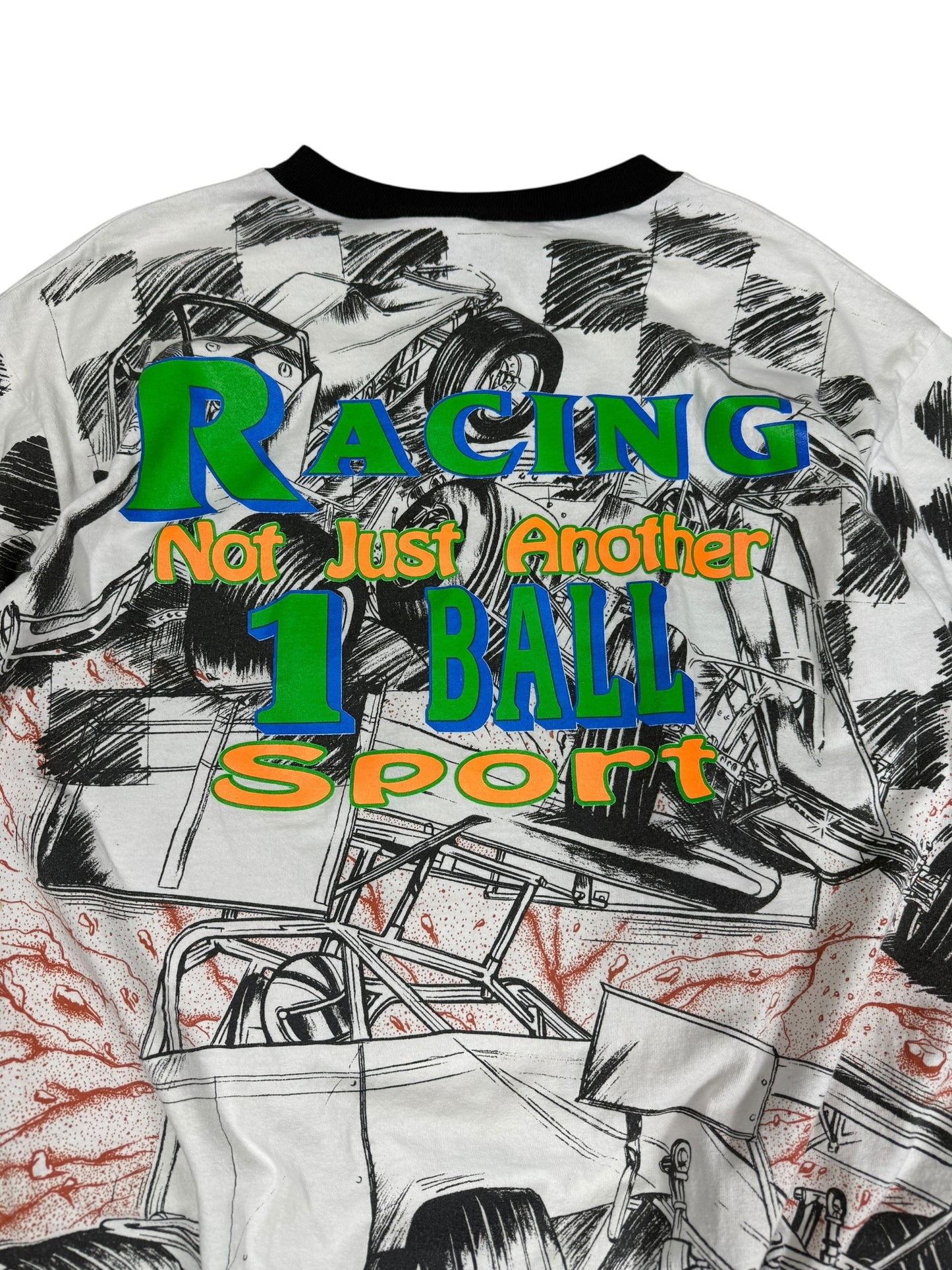 Vintage Racing AOP "Not just another 1 ball sport" T-shirt