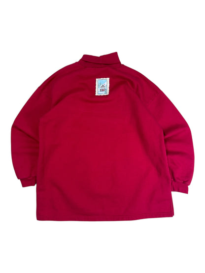 Vintage Christmas Postcard Turtleneck Crewneck