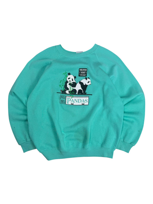 Vintage 1988 Toledo Zoo Panda Crewneck
