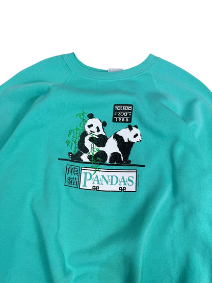 Vintage 1988 Toledo Zoo Panda Crewneck