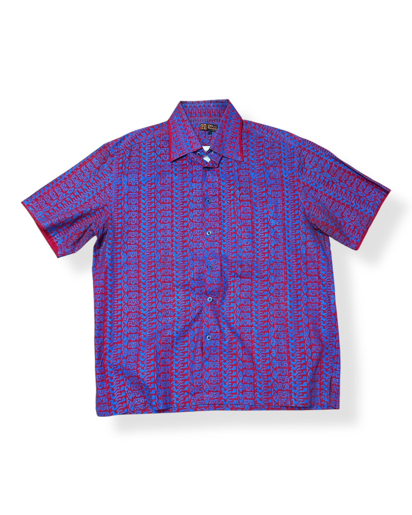 Vintaeg Aarong Short Sleeve Button Up