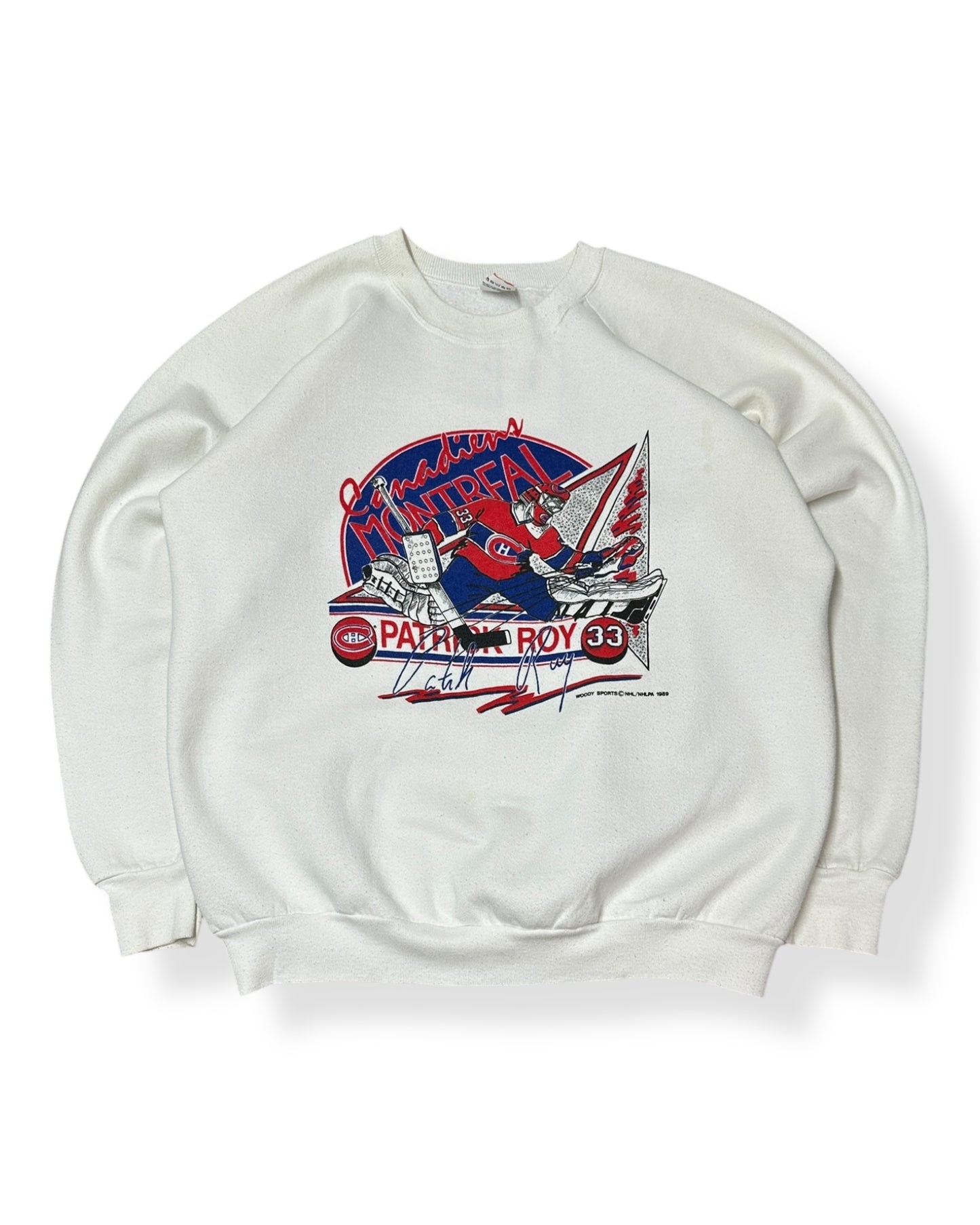 Vintage Patrick Roy Canadiens Crewneck (As Is)