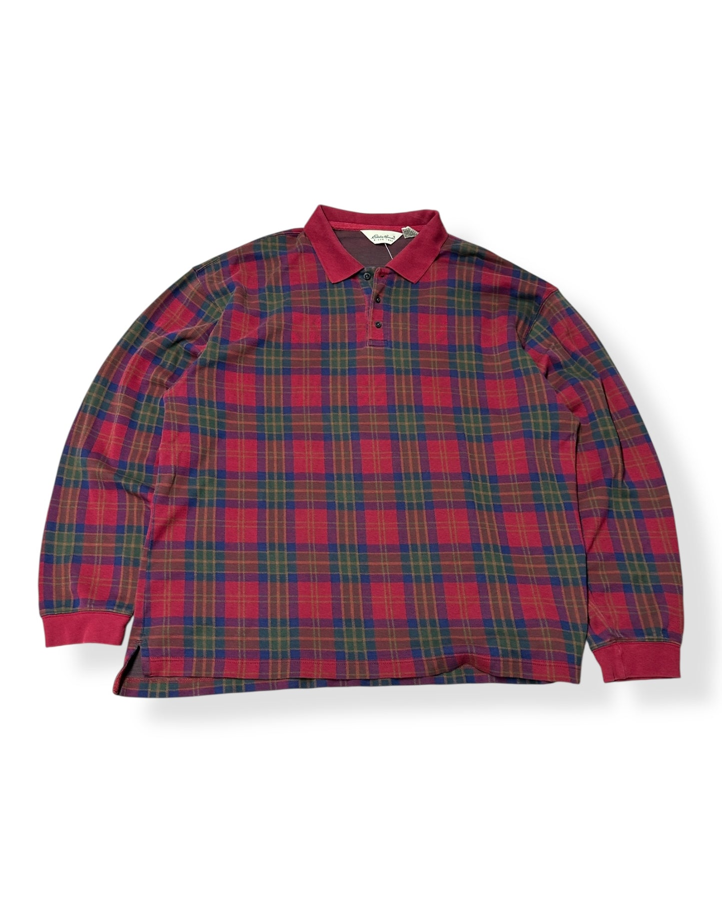 Vintage Eddie Bauer Plaid Collared Longsleeve