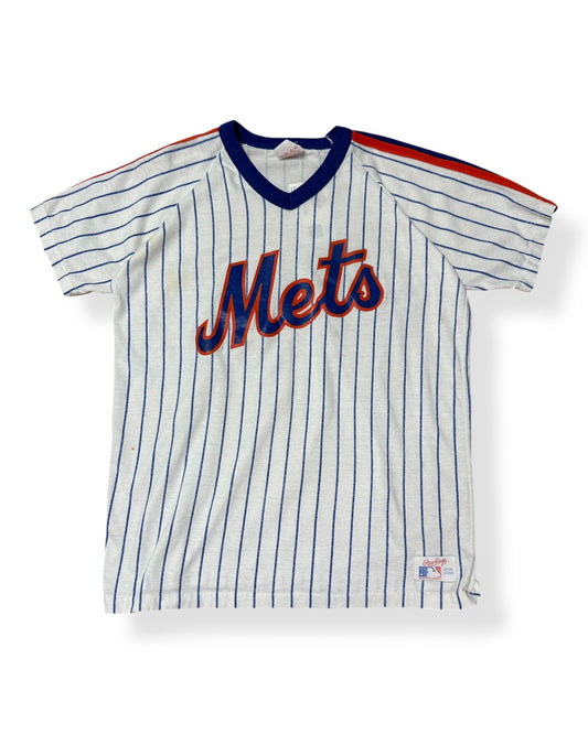 Vintage NY Mets Pinstripe T-shirt (As Is)