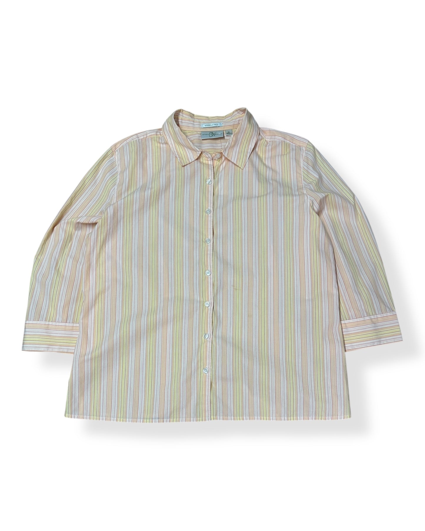 Women's Vintage Studio Works Pinstripe Button Up